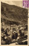 CPA La Douce France Les Gorges du Tarn Sainte Enimie Lozere Vue generale 