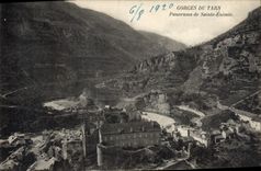 CPA Gorges du Tarn Panorama de Sainte Enimie 