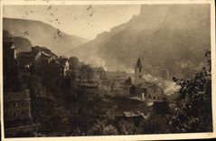 CPA Gorges du Tarn Sainte Enimie Lozere Premiers royans de soleil 
