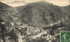 CPA Gorges du Tarn Sainte Enimie Vue panoramique 