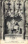 CPA Chateau de Blois Aile de Louis XII la statue de Louis XII 