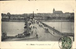 CPA Blois vue generale et le Pont 
