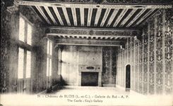 CPA Chateau de Blois L et C Galerie du Roi 