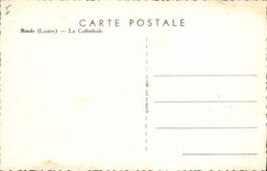 CPA Mende Lozere la Cathedrale 