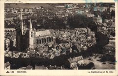 CPA Mende la Cathedrale et la Ville 