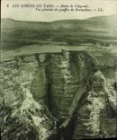 CPA Les Gorges du Tarn Route de l'Aigonal vue generale du Gouffre de Bramabiau 