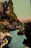 CPA Gorges du Tarn Lozere le Pas du Sousi ce pas est le pas du Souci sachez cela jeune fillette a la
