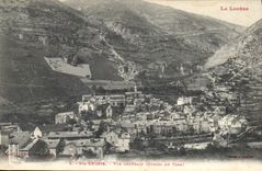 CPA La Lozere Ste Enime vue generale Gorges du Tarn 