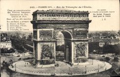 CPA Paris Arc de Triomphe de l'Etoile 