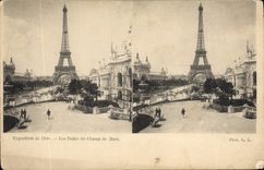 CPA Exposition de 1900 les Palais du Champ de Mars 