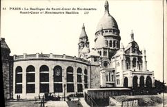 CPA Paris la Basilique du Sacre Coeur de Moutmartre 