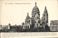 CPA Paris Basilique du Sacre Coeur 
