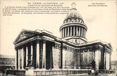 CPA Paris le Pantheon construit sur les plans de Soufflot 