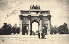 CPA Paris Arc de Triomphe du Carrousel 