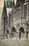 CPA Cathedrale de Chartres portail Sud 