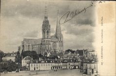 CPA Chartres la Cathedrale 