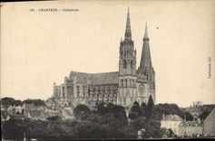 CPA Chartres Cathedrale 