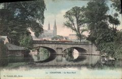 CPA Chartres le Pont Neuf 