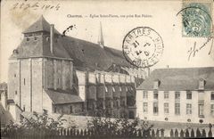 CPA Chartres Eglise Saint Pierre vue prise rue Petion 