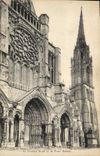 CPA Cathedrale du Chartres le Portail Nord et la Tour Neuve 
