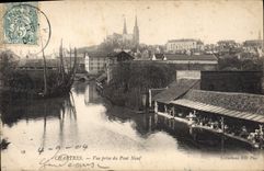 CPA Chartres vue prise du Pont Neuf Lavoir