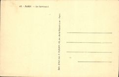 CPA Paris le Carrousel 
