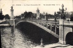 CPA Paris le Pont Alexandre III 