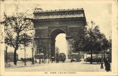 CPA Paris l'Arc de Triomphe 