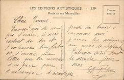 CPA Paris le Pantheon construit sur les Plans de Soufflot