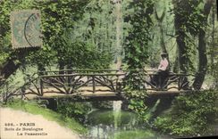 CPA Paris Bois de Boulogne la Passerelle 