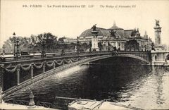 CPA Paris le Pont Alexandre III 