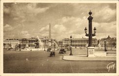 CPA Paris et ses Merveilles Place de la concorde 