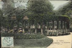 CPA Paris parc Monceau la Naumachie 