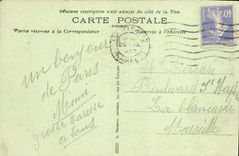 CPA Paris hotel de Ville Pierre de Viole Prevot des Marchands en posa la premiere pierre en 1533 mai