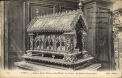 CPA Paris Eglise Saint Etienne du Mont la Chasse de Sainte Genevieve 