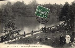 CPA Paris le Bois de Boulogne le Lac 