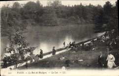 CPA Paris le Bois de Boulogne le Lac 