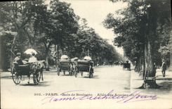 CPA Paris Bois de Boulogne Allee des Acacias 