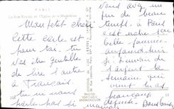 CPA Paris la Rue Royale et l'Eglise de la madeleine 