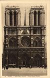CPA Paris Notre Dame Facade 