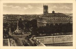 CPA Paris Place du Chatelet Theatre Sarah Bernhardt et la Tour Saint Jacques 
