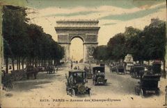 CPA Paris Avenue des Champs Elysees 