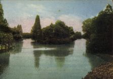 CPA Paris le Lac du Bois de Boulogne 