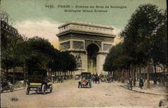 CPA Paris Avenue du Bois de Boulogne 