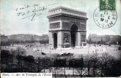 CPA Paris Arc de Triomphe de l'Etoile 