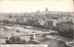 CPA Paris Panoma de la Montagne Sainte Genevieve 