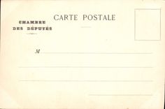 CPA Chambre des Deputes Commission du Budget 