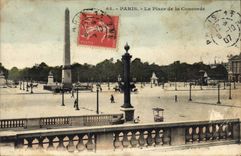 CPA Paris la Place de la concorde 