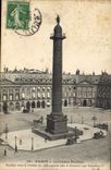 CPA Paris la Colonne Vendome Fondue avec le bronze de 1200 Canons pris a l'ennemi par Napoleon 