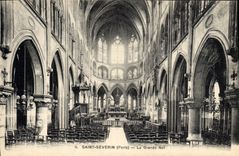 CPA Saint Severin Paris la Grande Nef 